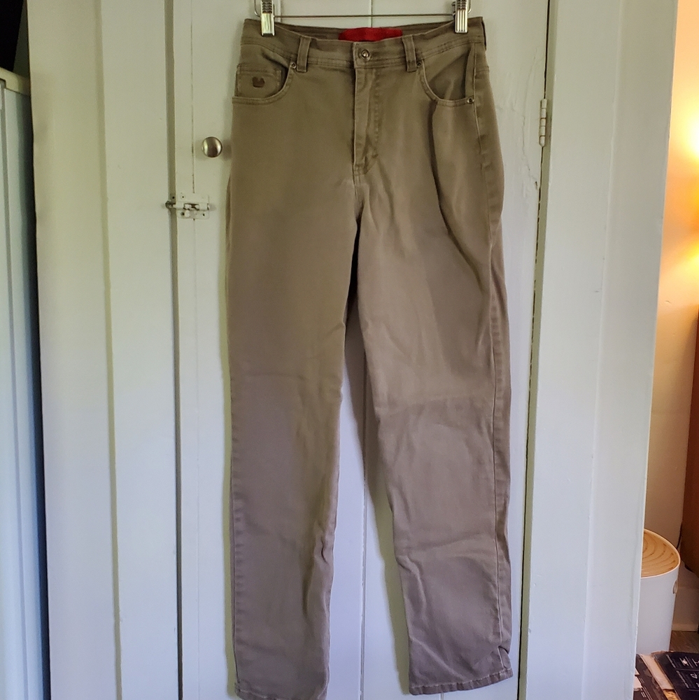 Vintage Taupe High Waist Jeans